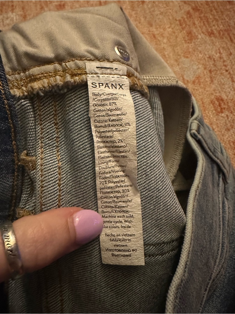 SPANXshape® EveryWear Kick Flare Jeans pull on size medium 20845R - Picture 5 of 9
